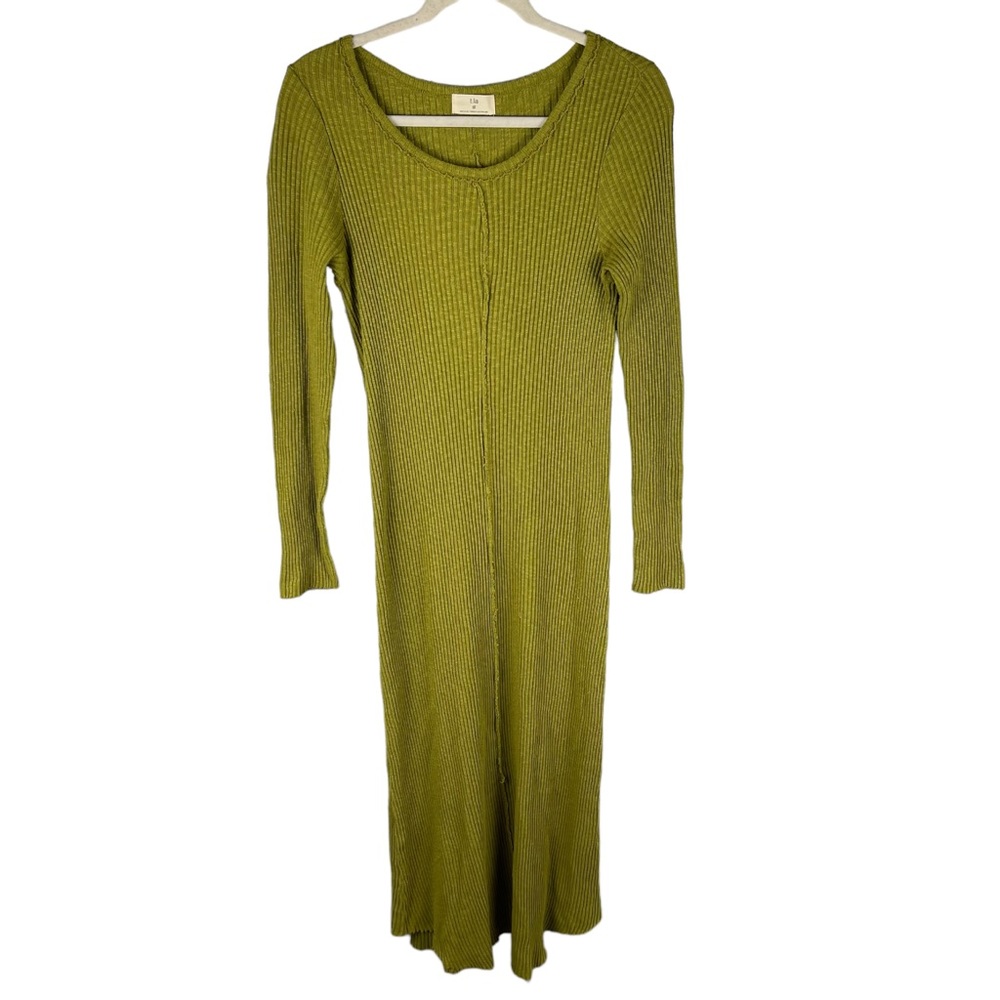 Anthropologie t.la Green Maxi Dress size medium